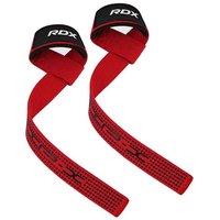 RDX SPORTS Gym Cotton Gel Strap in Red | Size: Standard