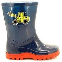 StormWells Puddle Digger Wellingtons in Navy | Size: 5