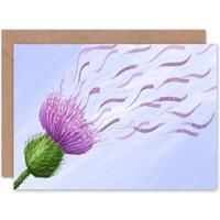 Artery8 Wind Thistle Scottish Scotland Card