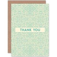 Artery8 Thank You Appreciation Gratitude Greetings Card in Blue