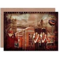 Artery8 London Themed Photo Collage Travel Birthday Card