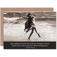 Artery8 Isadora Duncan Marriage Wedding Card