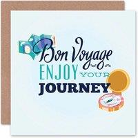 Artery8 Travel Leaving Enjoy Voyage Goodbye Card
