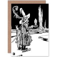 Artery8 Lubin Heath Robinson Art Blank Just to Say Card