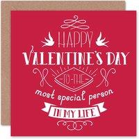 Artery8 Valentine Love Most Special Person Anniversary Valentines Card