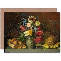 Artery8 Still Life Khrutsky Flowers Fruits Art Card