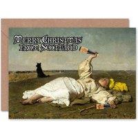 Artery8 Alternative Xmas Chelmonski Drunk Scots Christmas Card