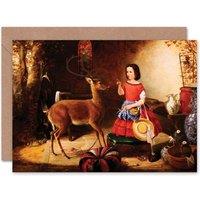 Artery8 Merry Xmas Rudolph Visits House Christmas Card