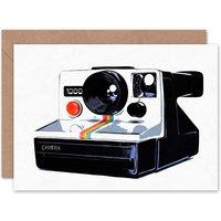 Artery8 Photo Retro Style Polaroid Camera Cool Art Card