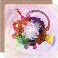 Artery8 Little World City Skyline Kiev Ukraine Art Card