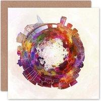 Artery8 Little World City Skyline San Francisco USA Art Card