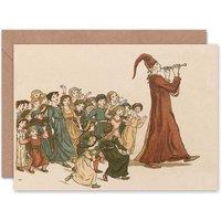 Artery8 Greenaway Pied Piper Hamelin Vintage Art Card
