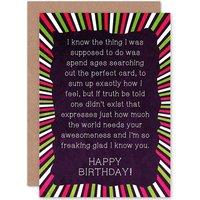Artery8 Best Friend Message Fun Happy Birthday Greetings Card