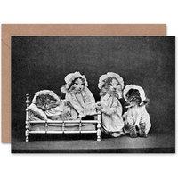 Artery8 Little Folk Animal Land Cats Dogs Art Card
