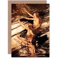 Artery8 Birthday Arthur Rackam Die Rheintochter Greetings Card