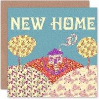 Wee Blue Coo Country House Congratulations New Home Card