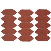 IRWIN Mouse Sanding Finger Sheet Set, 15 Piece in Red