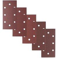 IRWIN 1/3 Punched Quick Fit Sanding Sheet Set, 10 Piece in Red