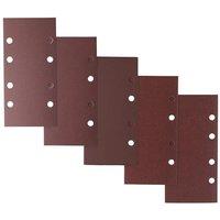 IRWIN 1/3 Punched Quick Fit Sanding Sheet Set, 10 Piece in Red
