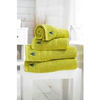 Lobster Creek Kaleidoscope 550gsm Combed Cotton Towels in Lime