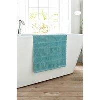 Deyongs Romeo Textured 100% Cotton Bath Mat - 1500gsm Absorbent Bathroom Rug | 1846 in Mint