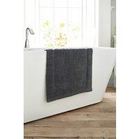 Deyongs Quik Dri Bath Mat 50x80cm - 100% Cotton, 1500gsm Quick Drying & Absorbent Bathroom Mat | 1846 in Dark Grey