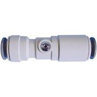 John Guest Plastic Service Valve 15mm (15SV) in White