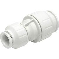 John Guest Straight Reducing Connector 22mm X 15mm in White