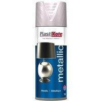 Plastikote Metallic Spray Brushed Nickel 400Ml
