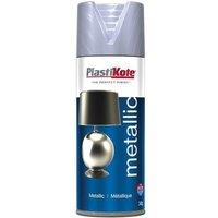 Plastikote Metallic Spray Pewter 400Ml