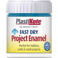 Plastikote Fast Dry Enamel Paint B23 Bottle Harbour Blue 59Ml