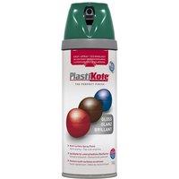 Plastikote Twist & Spray Gloss Lawn Green 400Ml