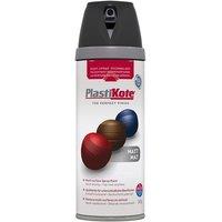 Plastikote Twist & Spray Matt Black 400Ml