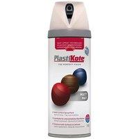 Plastikote Twist & Spray Matt Antique White 400Ml