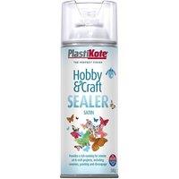 Plastikote Hobby & Craft Sealer Spray Clear Satin 400Ml