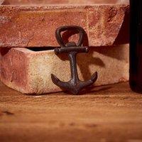 Langs Wrought Iron Bottle Opener Anchor in Grey