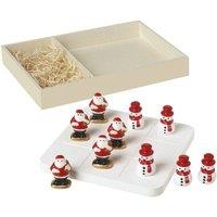 Garden Greatness Santa Snowman Noughts & Crosses Set in Red | Size: 1 Pack