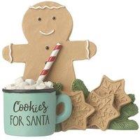 Garden Greatness Cookies For Santa Gingerbread Ornament in Brown | Size: 1 Pack
