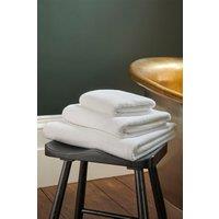 CHRISTY 'Brixton' Luxury Textured 100% Cotton Towels in White