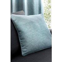 Fusion 'Sorbonne' Luxury Plain Dyed Filled Cushion 100% Cotton in Duck Egg Blue | Size: 43 cm x 43 cm