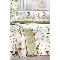 Dreams & Drapes Spring Glade' Haind Painted Floral Print Duvet Cover Set | Size: King