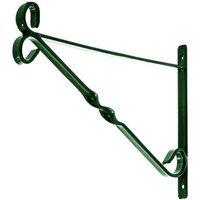 Leecroft Hanging Basket Brackets Green 10"