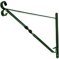Leecroft Hanging Basket Brackets Green 12"