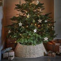 Ivyline Seagrass Round Foldable Tree Skirt H26cm W62cm in Natural