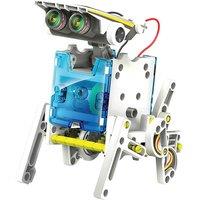 Menkind Construct & Create 14-In-1 Solar Robot Kit