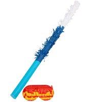 Fax Potato Pinata Stick & Blindfold Set - Blue
