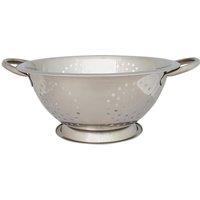 Argon Tableware Stainless Steel Colander - 24.5cm in Silver