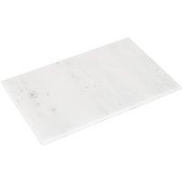 Argon Tableware Rectangle Marble Chopping Board - 30cm x 20cm - Black in White | Size: 30 cm x 20 cm