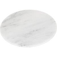 Argon Tableware Round Marble Chopping Board - 30cm - White