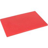 Argon Tableware Plastic Chopping Board - 45cm x 30cm in Red | Size: 45 cm x 30 cm